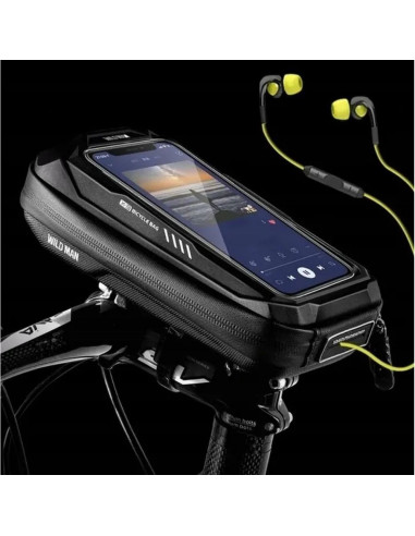 WILDMAN sacoche vélo zip guidon X3 0.5L noir