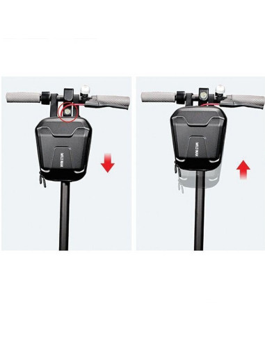 WILDMAN scooter guidon sacoche étanche 2.5L TS9 noir