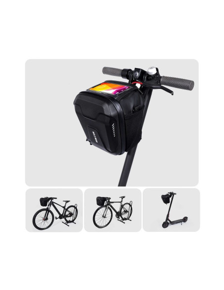 WILDMAN guidon zip vélo sacoche GS9 3L noir