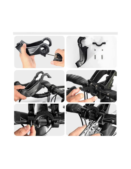WILDMAN guidon zip vélo sacoche GS9 3L noir