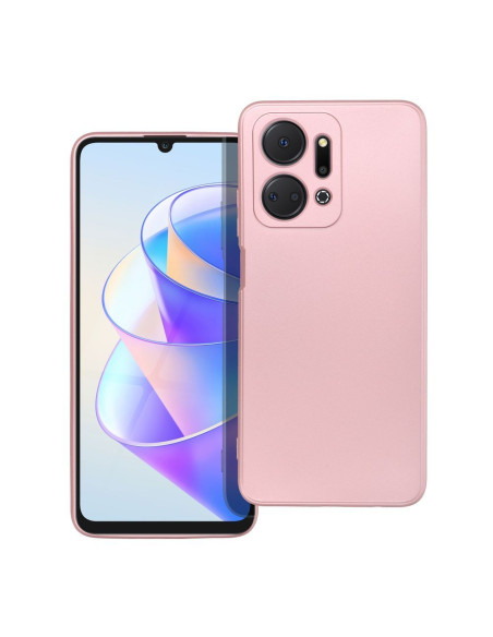 Coque METALLIC pour HONOR X7A rose