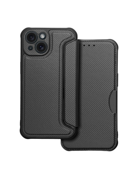 Etui RAZOR Book pour IPHONE 15 noir