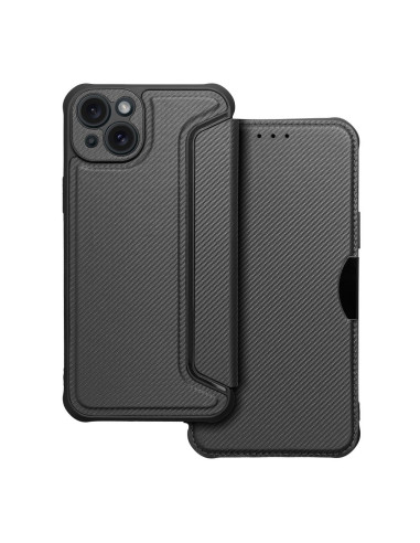 Etui RAZOR Book pour IPHONE 15 Plus noir
