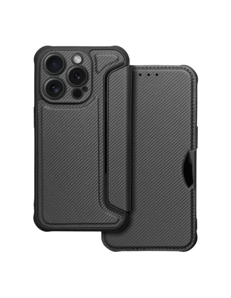 Etui RAZOR Book pour IPHONE 15 Pro noir