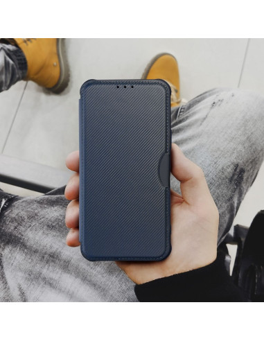 Etui RAZOR Book pour IPHONE 15 Plus noir