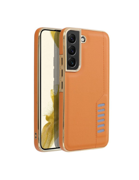 MILANO Coque pour SAMSUNG S22 marron