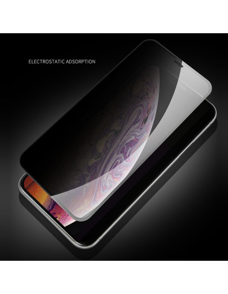 Verre trempé X-ONE Full Cover Extra Strong Privacy - APP IPHO 15/16 Plus (full glue) NOIR