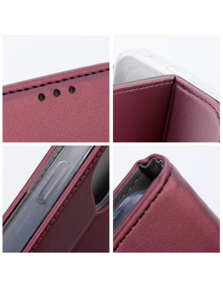 Etui Smart Magneto pour SAMSUNG S24 ULTRA bordeaux