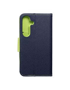 Etui pour SAMSUNG S24 bleu marine / vert lime 2