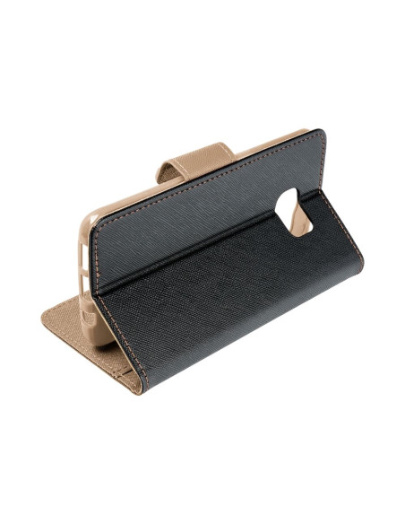 Etui pour SAMSUNG S24 noir / or