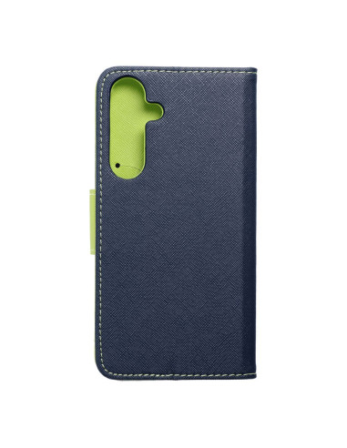 Etui pour SAMSUNG S24 PLUS bleu marine / vert lime