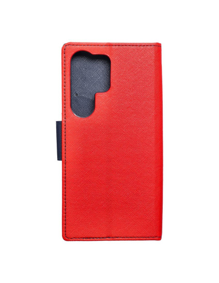 Etui pour SAMSUNG S24 ULTRA rouge / bleu marine