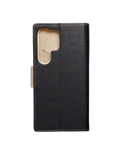 Etui pour SAMSUNG S24 ULTRA noir / or 2
