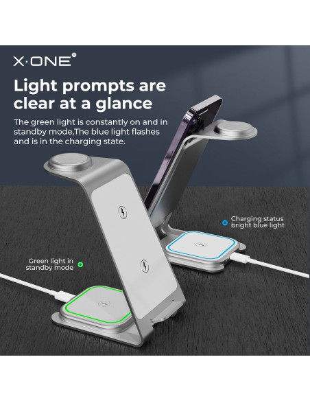 X-ONE 3-in-1 Chargement sans fil 22W