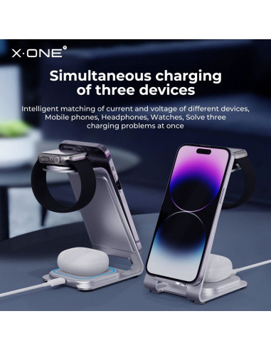 X-ONE 3-in-1 Chargement sans fil 22W