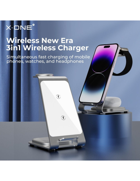 X-ONE 3-in-1 Chargement sans fil 22W