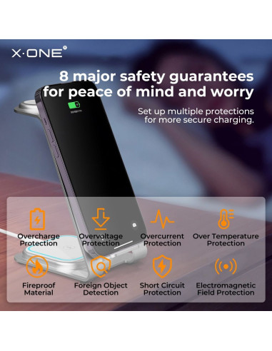 X-ONE 3-in-1 Chargement sans fil 22W