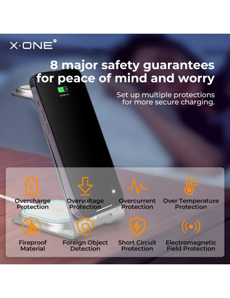 X-ONE 3-in-1 Chargement sans fil 22W
