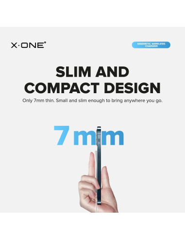 Chargement sans fil X-ONE compatible avec Magsafe 15W