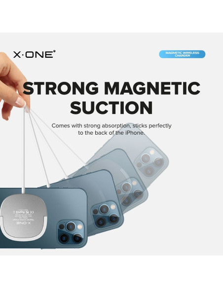 Chargement sans fil X-ONE compatible avec Magsafe 15W