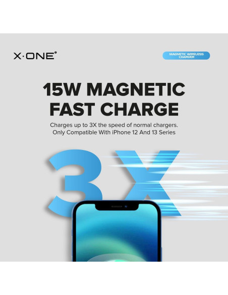 Chargement sans fil X-ONE compatible avec Magsafe 15W