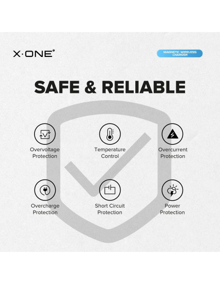 Chargement sans fil X-ONE compatible avec Magsafe 15W