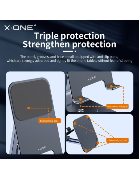 Support de téléphone de bureau X-ONE 360° stand