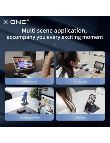 Support de téléphone de bureau X-ONE 360° stand