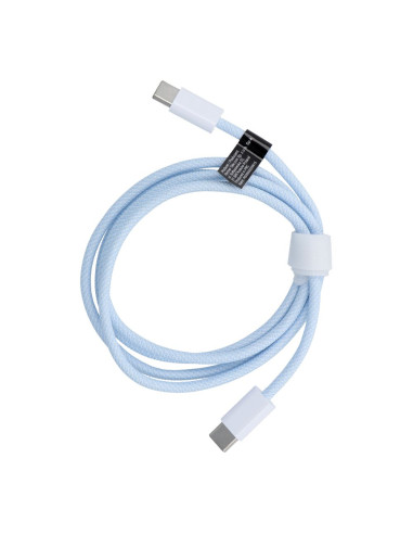 Câble Type C vers Type C Power Delivery PD 60W 3A C263 bleu 1 m