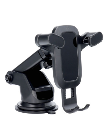 Car phone holder for windshield / center console gravity X3-2 black (adjustable handle arm)