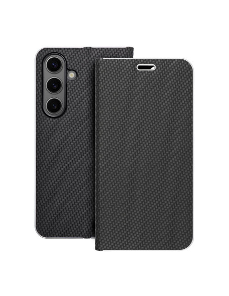 Etui LUNA Carbon pour SAMSUNG S24 noir