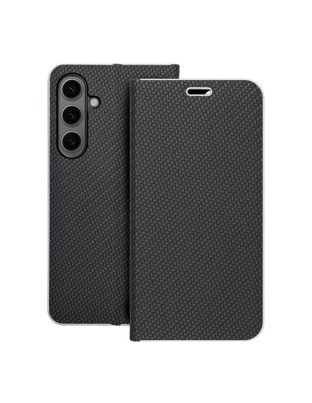 Etui LUNA Carbon pour SAMSUNG S24 Plus noir