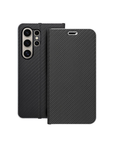 Etui LUNA Carbon pour SAMSUNG S24 Ultra noir