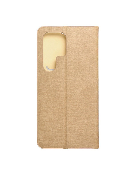 Etui Luna Book pour SAMSUNG S24 Ultra or
