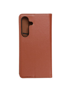 Étui en cuir SMART PRO pour SAMSUNG S24 marron 2