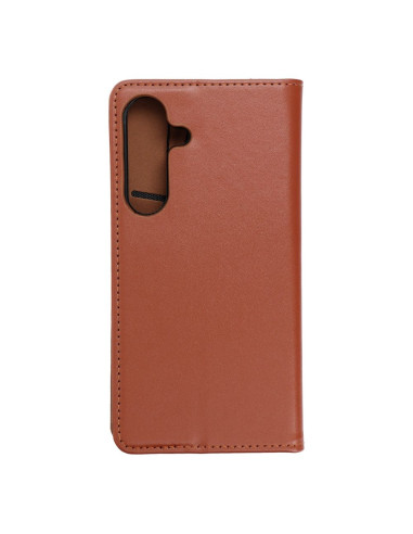 Étui en cuir SMART PRO pour SAMSUNG S24 marron