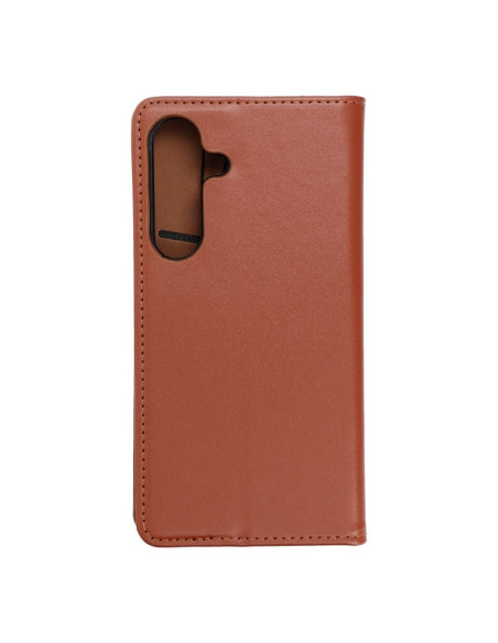 Étui en cuir SMART PRO pour SAMSUNG S24 marron