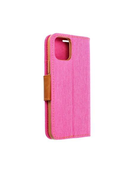 Etui Canvas pour SAMSUNG S24 rose