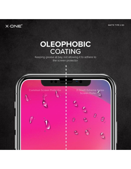Verre trempé X-ONE Full Cover Extra Strong - Samsung S23 FE (full glue) NOIR