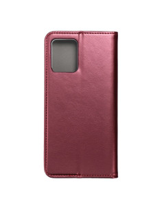 Etui Smart Magneto pour MOTOROLA G54 bordeaux 2