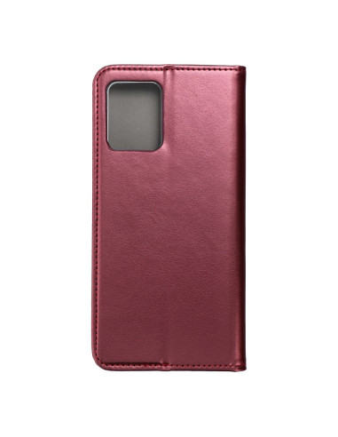 Etui Smart Magneto pour MOTOROLA G54 bordeaux
