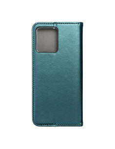 Etui Smart Magneto pour MOTOROLA G84 vert foncé 2