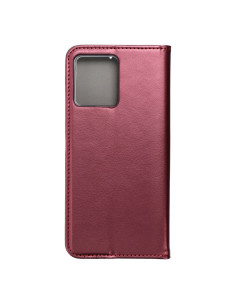 Etui Smart Magneto pour MOTOROLA G84 bordeaux 2