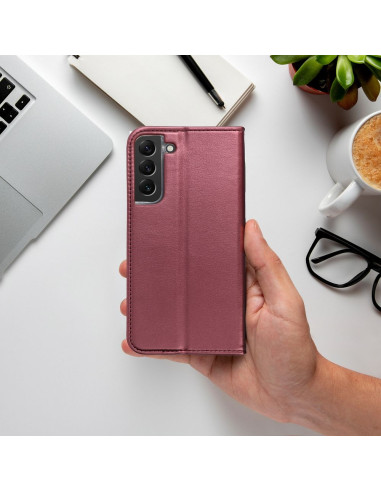 Etui Smart Magneto pour SAMSUNG A15 5G bordeaux