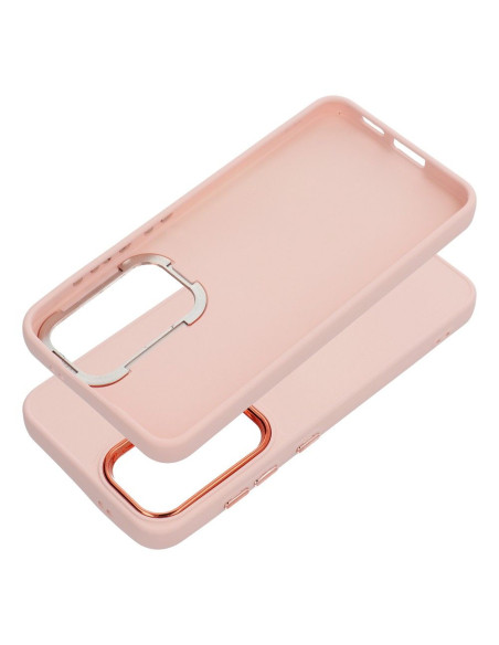 Coque FRAME pour SAMSUNG S24 rose poudré