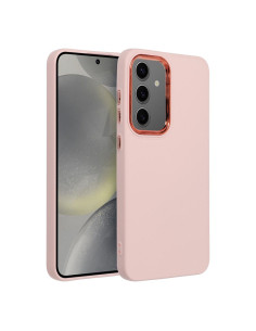Coque FRAME pour SAMSUNG S24 Plus rose poudré 2