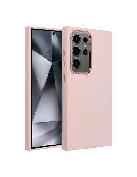 Coque FRAME pour SAMSUNG S24 Ultra rose poudré
