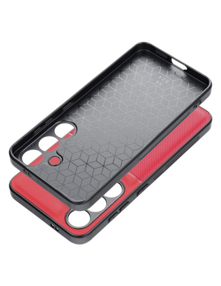 Coque NOBLE pour SAMSUNG S24 rouge