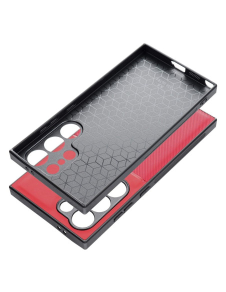 Coque NOBLE pour SAMSUNG S24 Ultra rouge