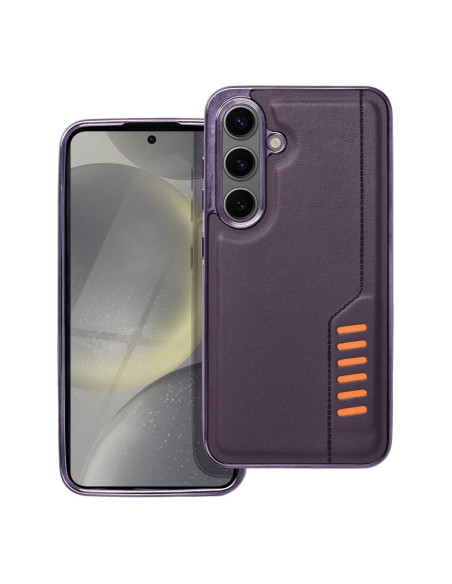 MILANO Coque pour SAMSUNG S24 violet foncé